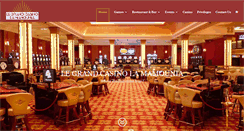 Desktop Screenshot of grandcasinomamounia.com